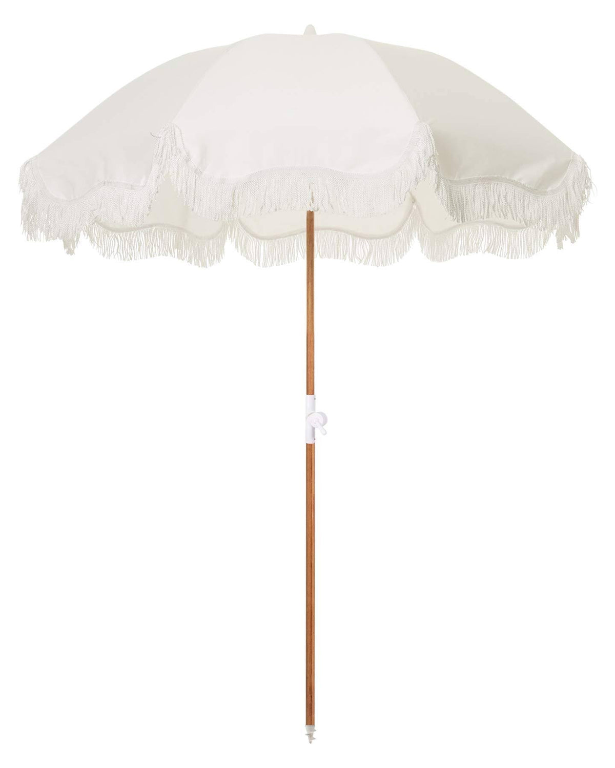 Antique White Beach Umbrella O1486