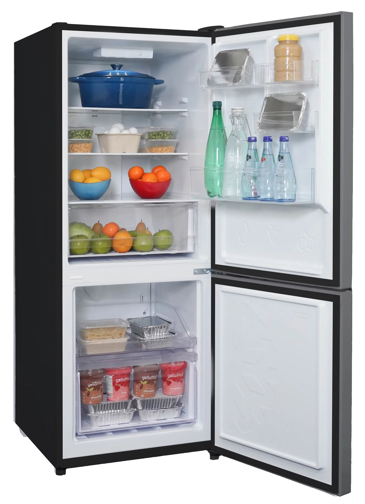 10 Cu. ft. Compact Fridge Bottom Mount Freezer Stainless Steel S235570