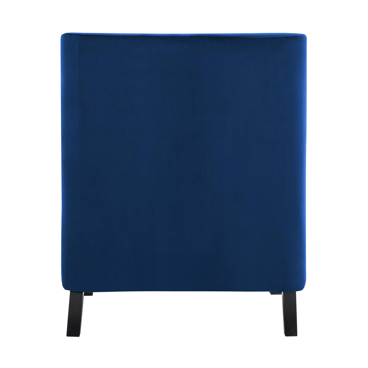 Navy Blue Velvet Upholstered Accent Chair L895867