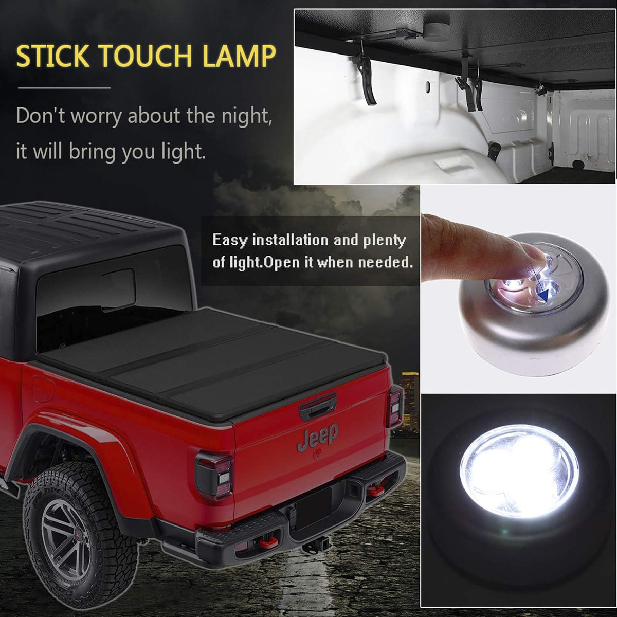 Hard Tri-Fold Truck Bed Tonneau Cover 5' Fleetside Waterproof G42929