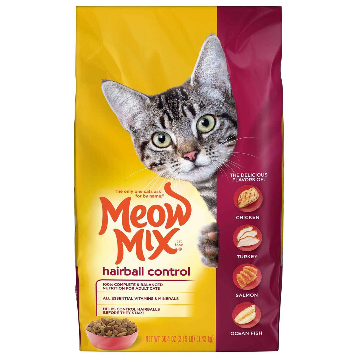 Hairball Control Dry Cat Food R1616