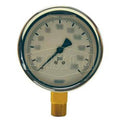 0-1000 PSI Brass Liquid Filled Gauge O1006