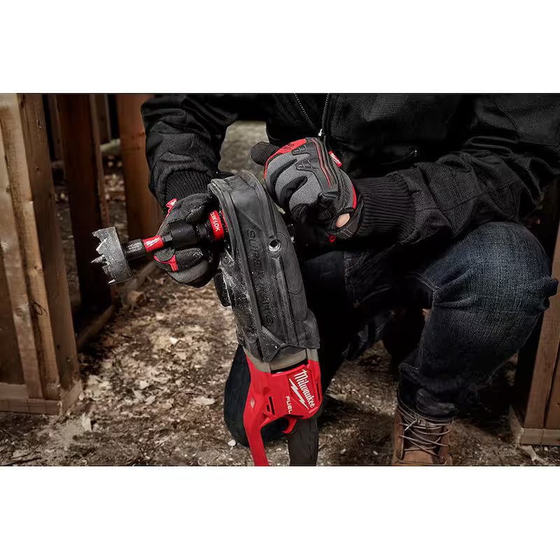 7/16 in. Cordless Right Angle Drill with Hole Saw Kit P414804