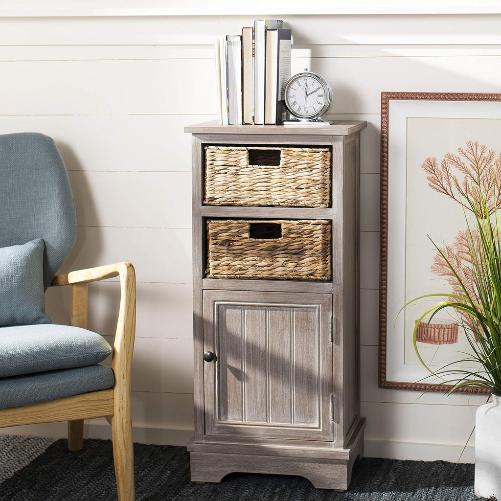 Distressed Black Cabinet N925716