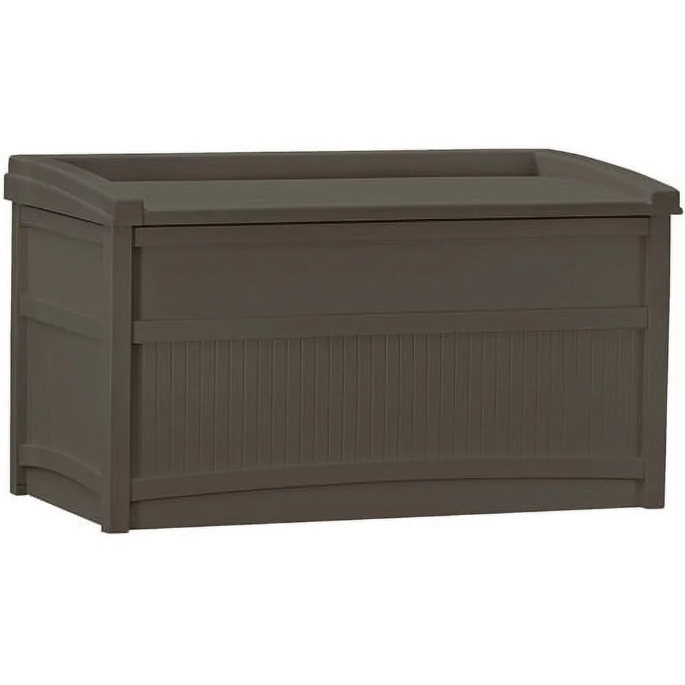 50 gal Resin Outdoor Storage Box with Seat R149896