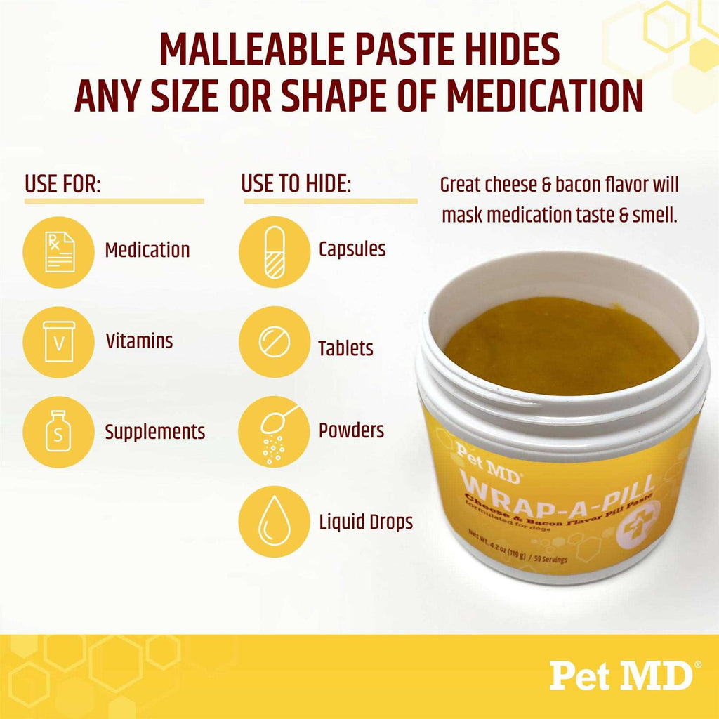 Cheese & Bacon Flavor Pill Paste for Dogs Q3041
