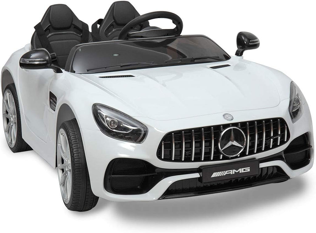 12V Kids Ride On Car with Remote Control White R5906