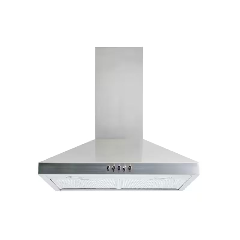 30 in. 350CFM Convertible Pyramid Wall Mount Range Hood in Stainless Steel S94577