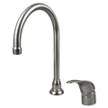 High Arc Gooseneck Kitchen Faucet with Single Lever Side Handle V53508