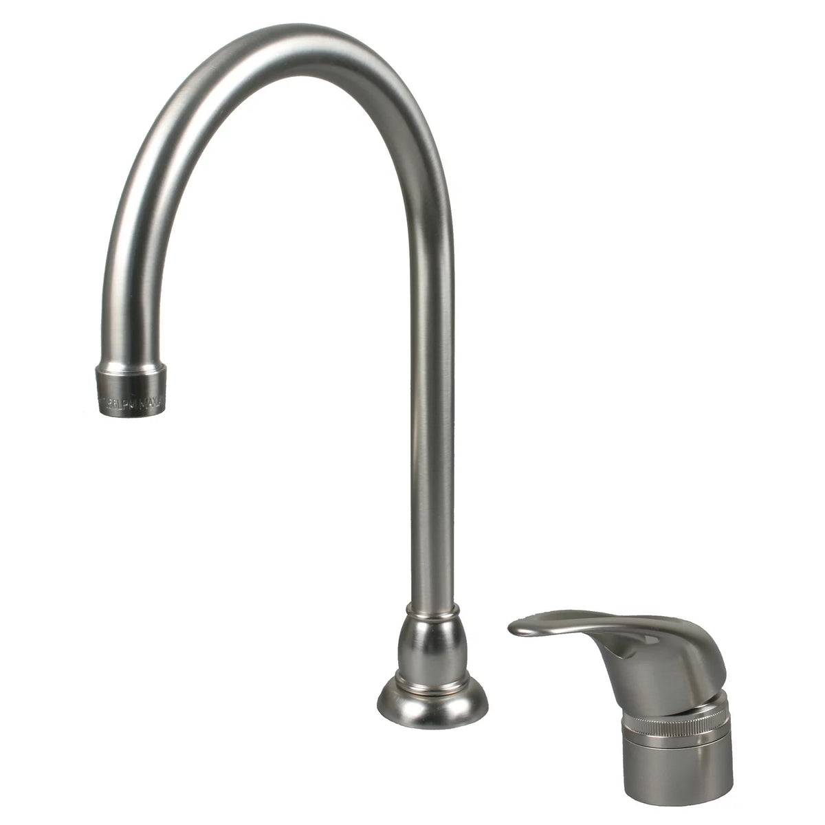 High Arc Gooseneck Kitchen Faucet with Single Lever Side Handle V53508