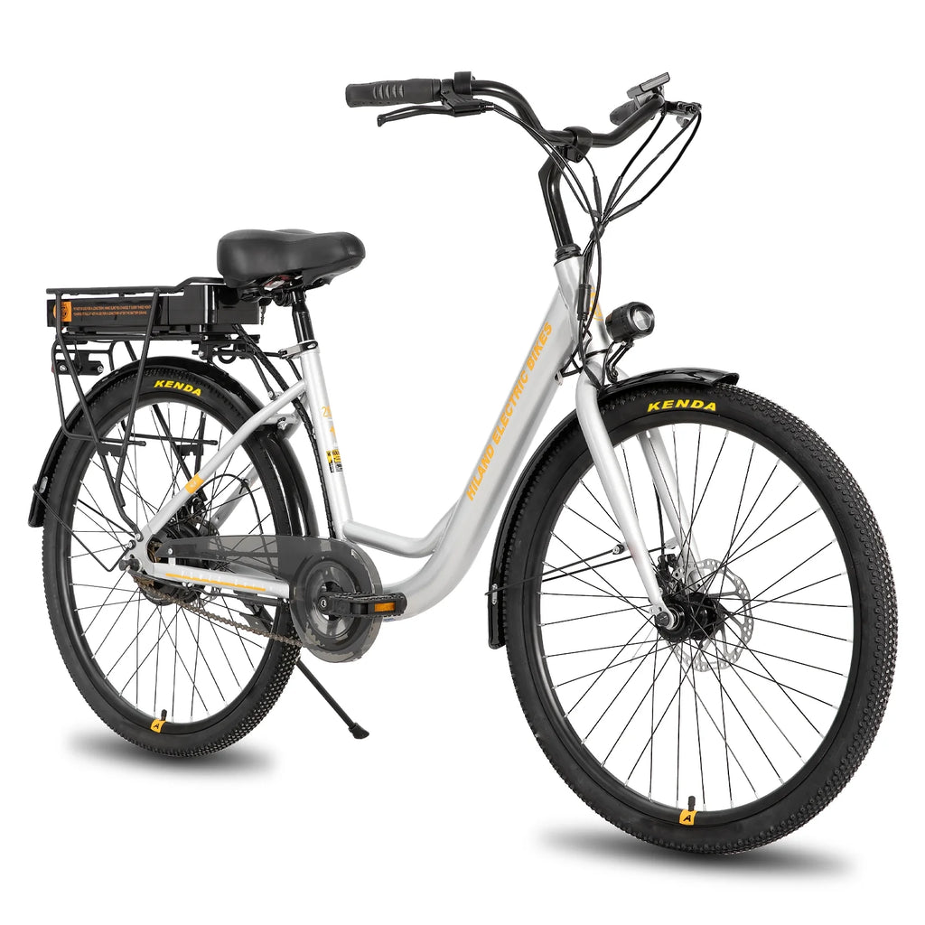 Electric Cruiser Bike 26 36V 7.8 Ah Removable Battery 500W Black O726517