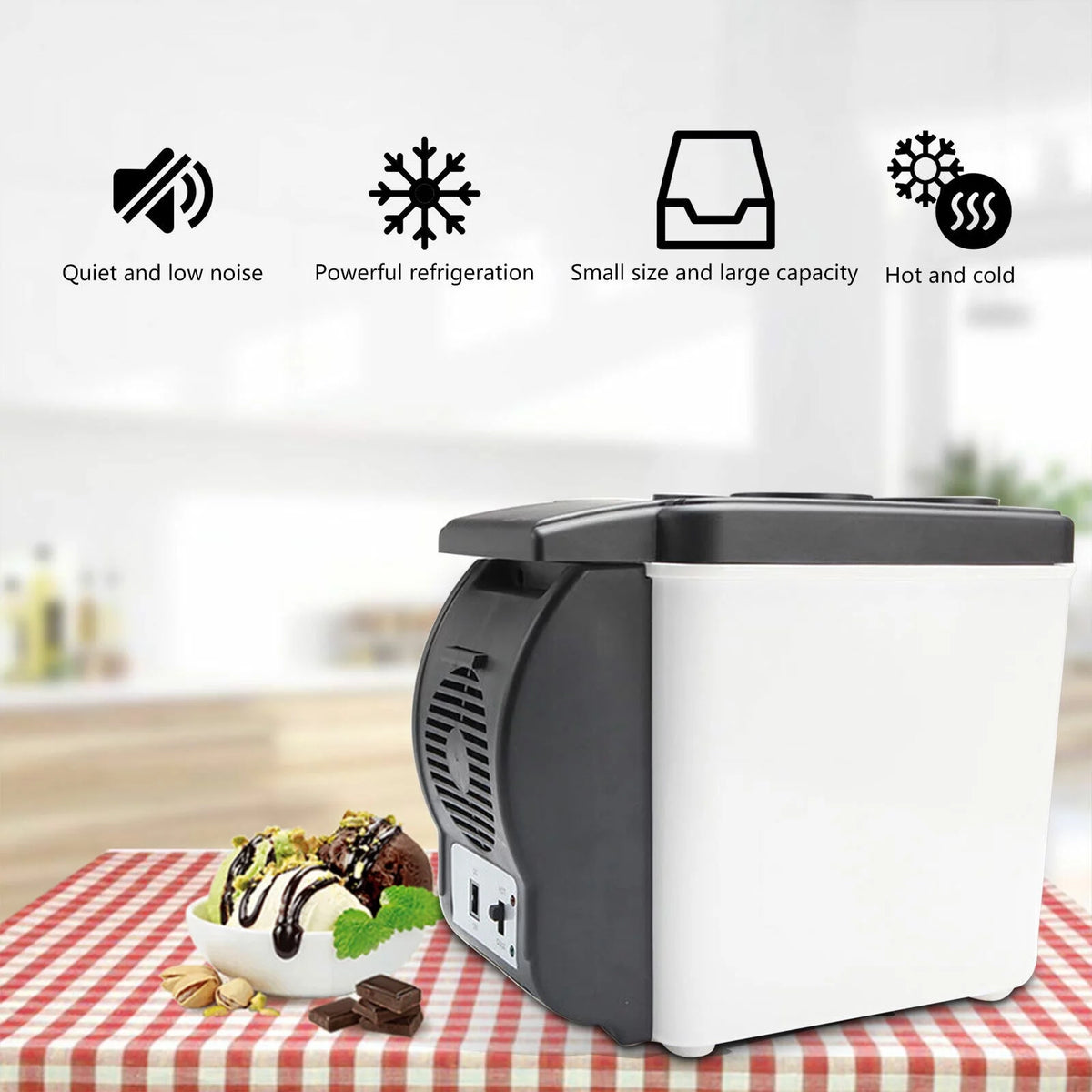 6L 12V Portable Car Refrigerator J640