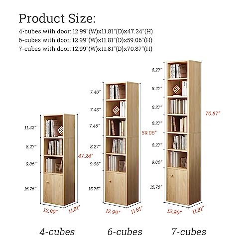 White 71 Inches Tall 8 Lattices Corner Bookcase Y4617