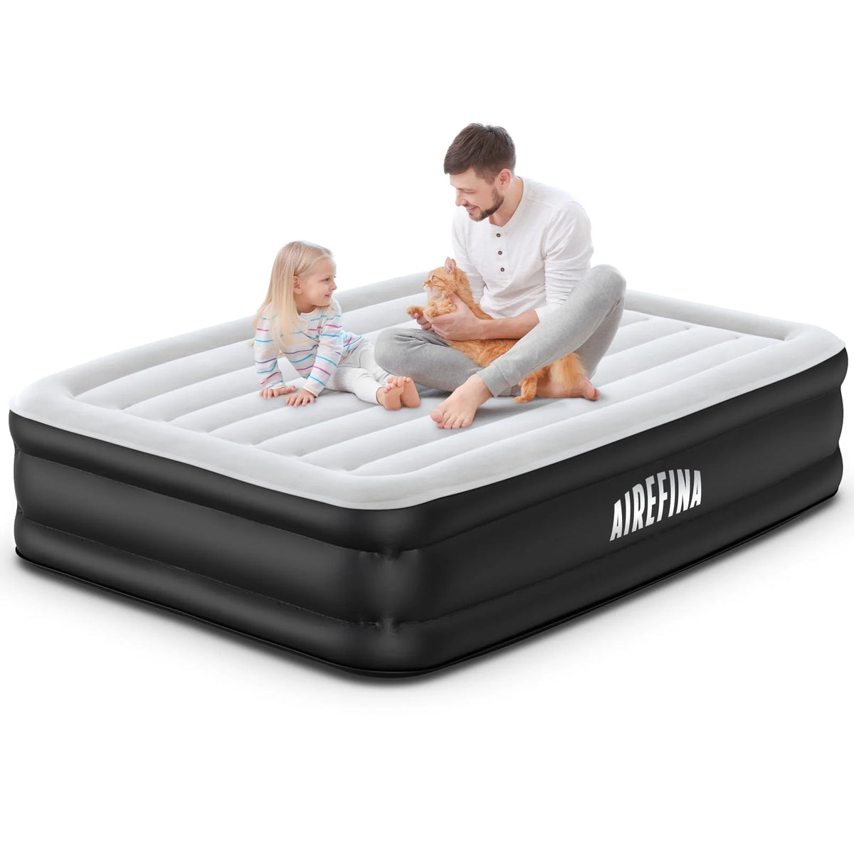 Full Size Air Mattress with Built-in Pump C8557