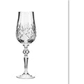Hand Made Vintage Crystal Champagne Flute Glasses Set Of 2 E44620
