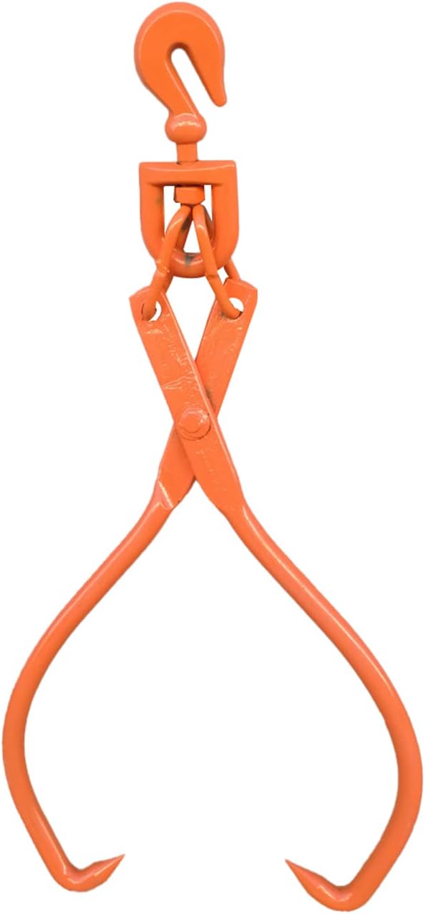 Steel Log Lifting Tongs 18 Inch Jaw Opening Pack of 2 V2830