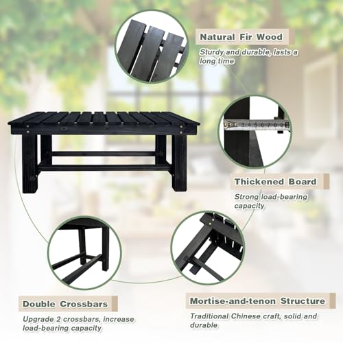 2-Person Wood Outdoor Bench A503