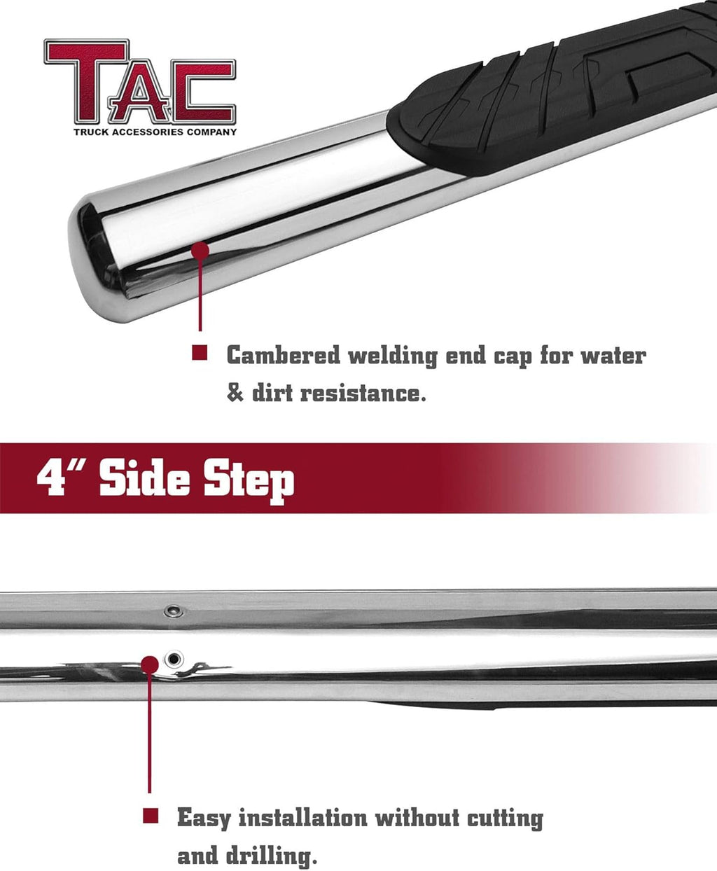 Stainless Steel Side Steps Running Boards A741565