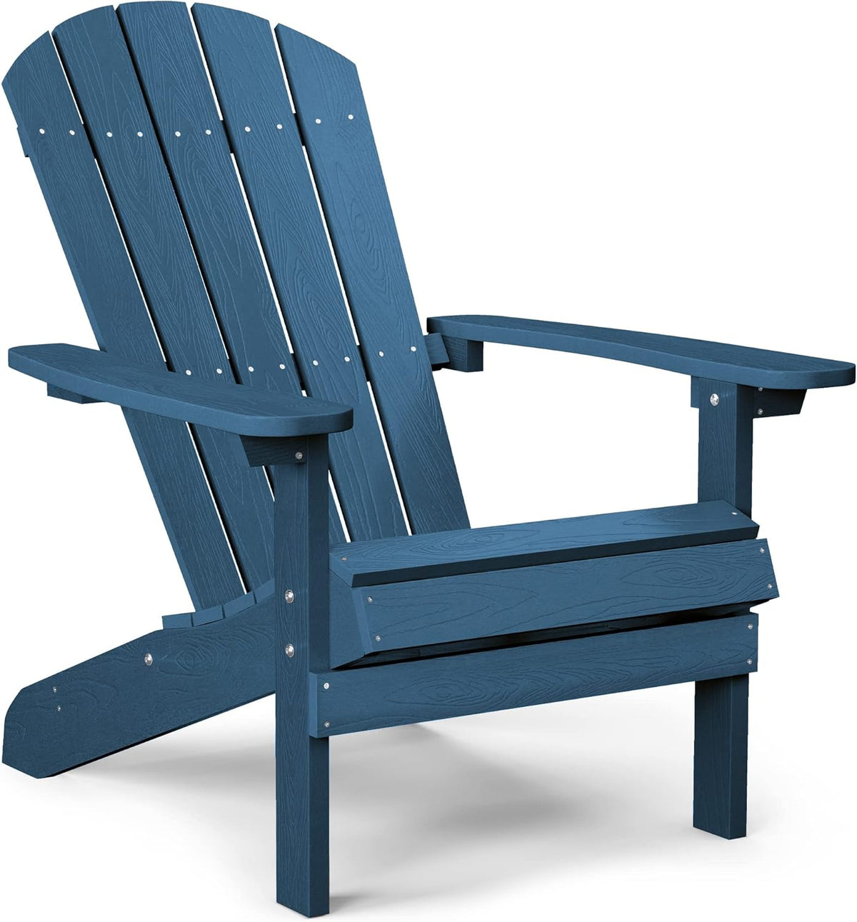 Adirondack Chairs Set of 2 Plastic Weather Resistant Black R33984