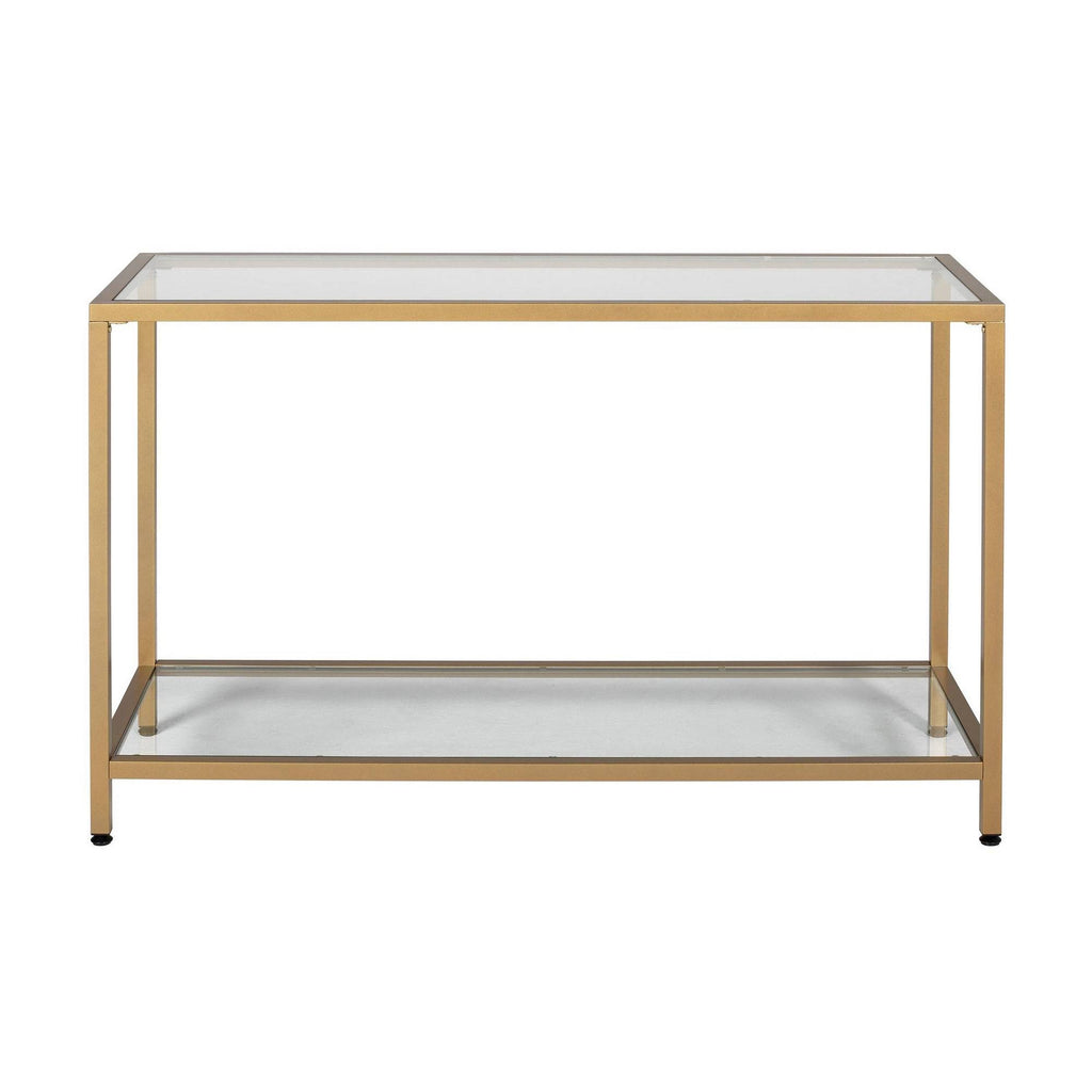 47x22 Gold Glass Console Table X47244