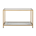 47x22 Gold Glass Console Table X47244