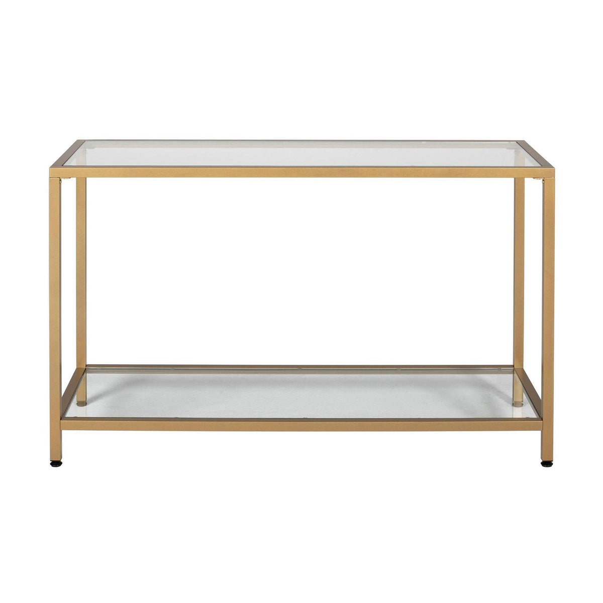 47x22 Gold Glass Console Table X47244