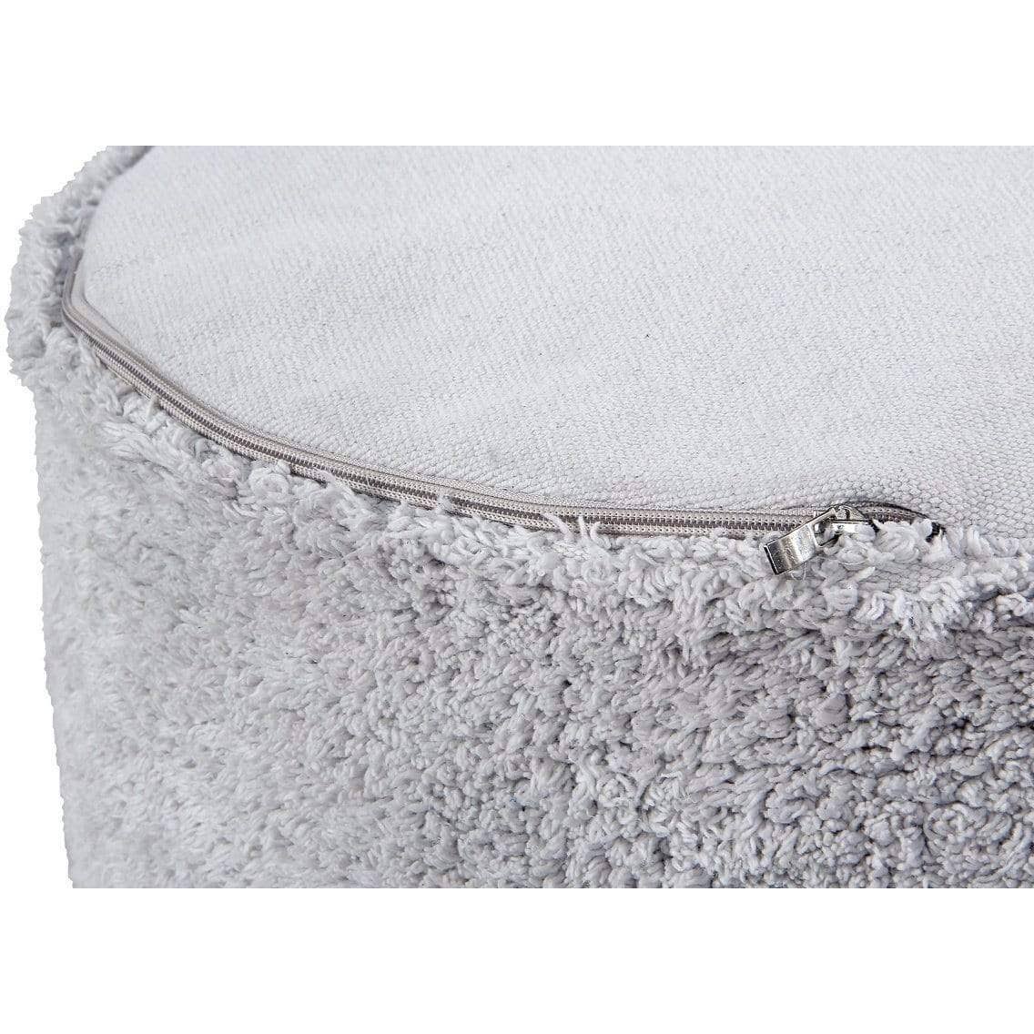 Pearl Grey Pouffe P707
