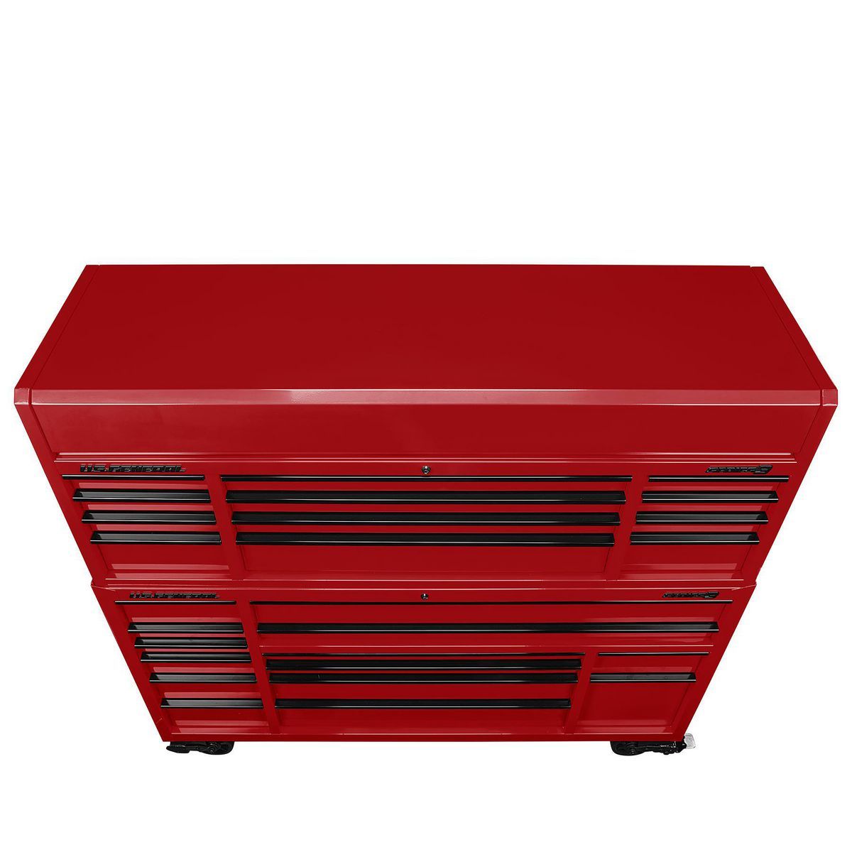 72 in. x 22 in. Triple Bank Top Chest, Red Z394434