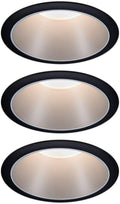 Black Silver Round Dimmable Recessed Spotlight A467