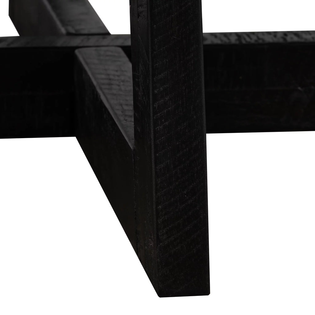 Modern Acacia Wood & Concrete Top Coffee Table N36756