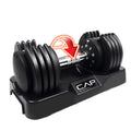 25 lb Adjustable Dumbbell Set, Pair, Black R11426