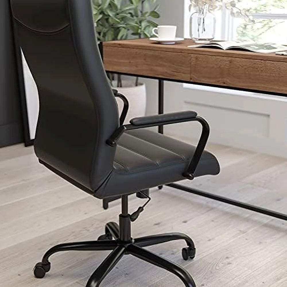 Brown Faux Leather High-Back Office Chair C34860
