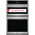 27 in. Electric Built-In Wall Oven and Microwave Combination with Total Convection in Stainless Steel E8444