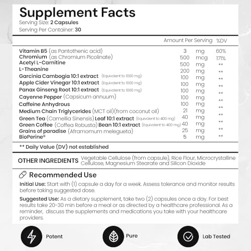 Thermogenic Fat Burner 60 Capsules H599