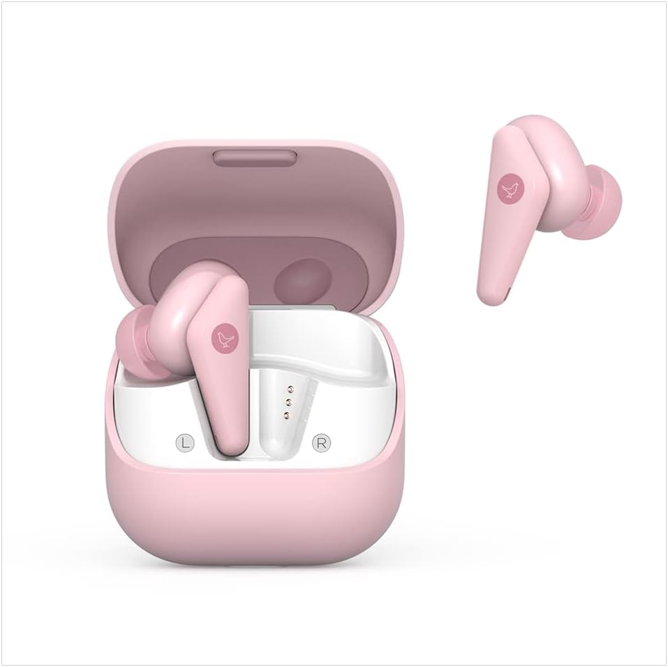 True Wireless Earbuds, Bluetooth 5.2, IP54, Pink K913492