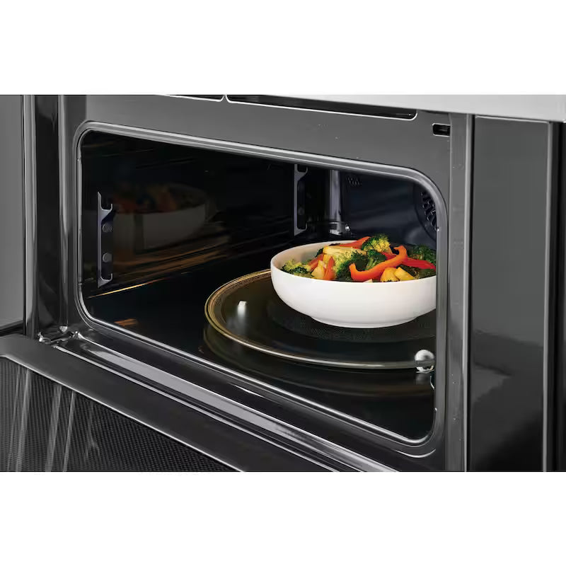 27 in. Electric Built-In Wall Oven and Microwave Combination with Total Convection in Stainless Steel E8444