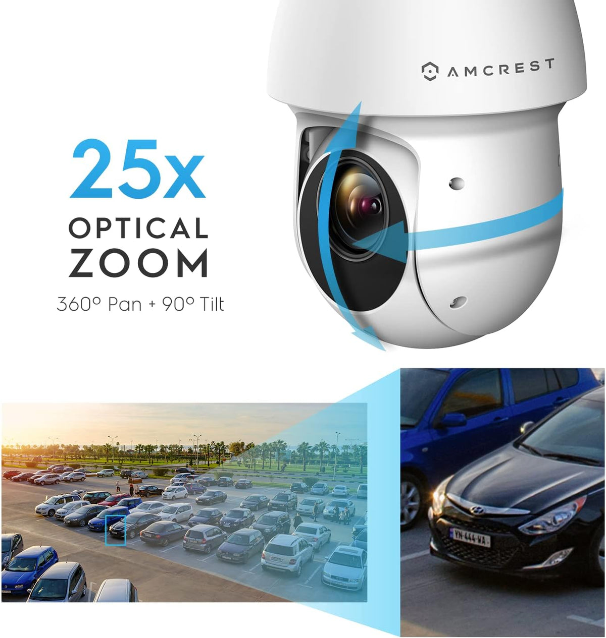 4MP Outdoor PTZ POE IP Camera 25x Optical Zoom Z235