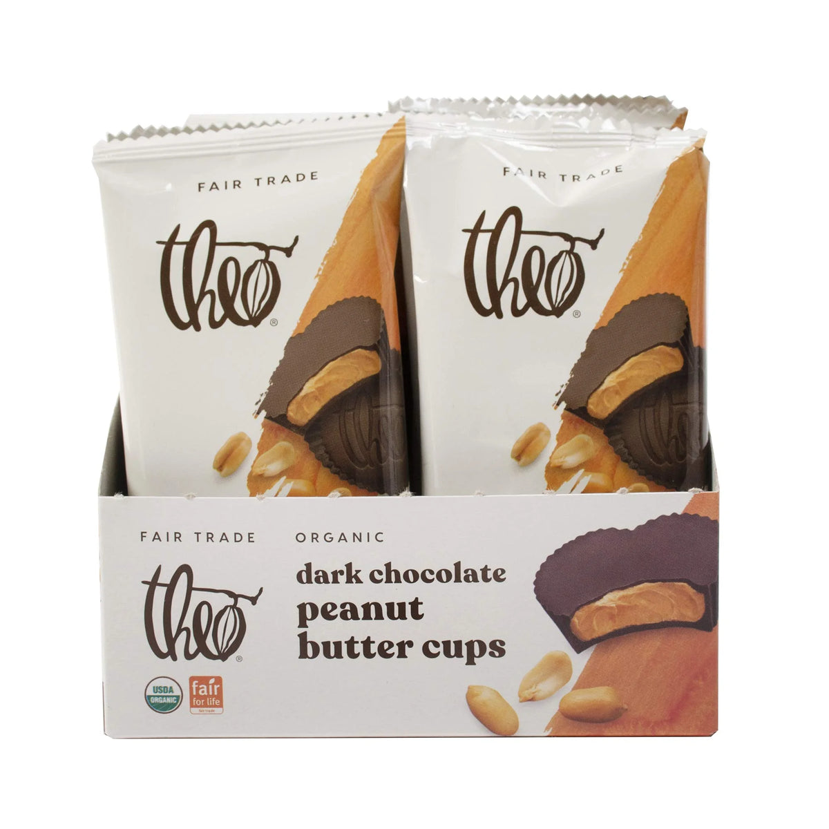 Organic Dark Chocolate Peanut Butter Cups 12 Pack E6878