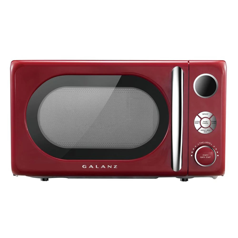 0.7 Cu ft 700 Watts Blue Retro Countertop Microwave Oven I912