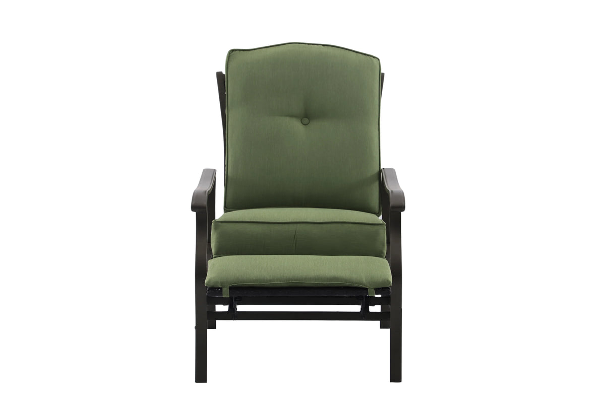 Steel Outdoor Recliner with Cushions M39520