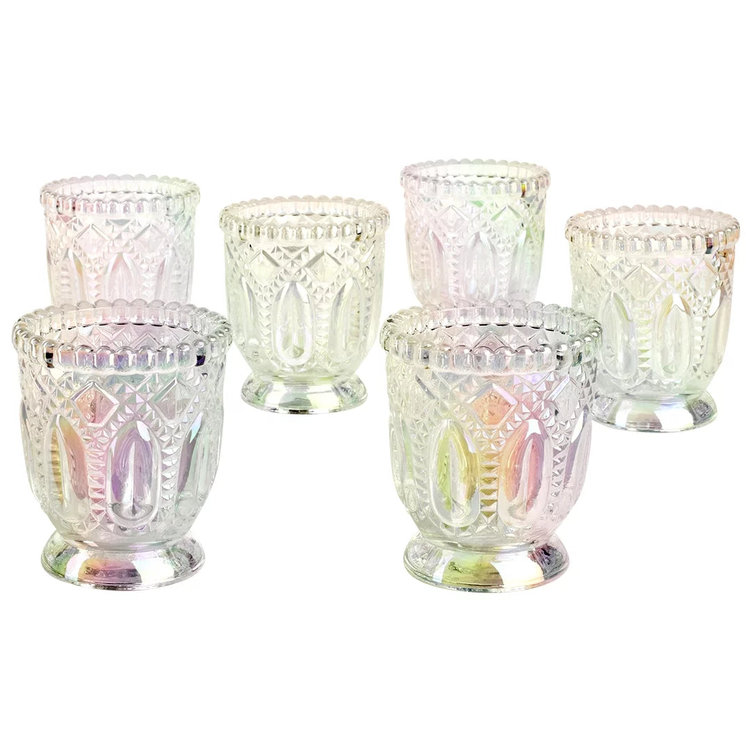Vintage Glass Candle Holder Pack of 6 K827972