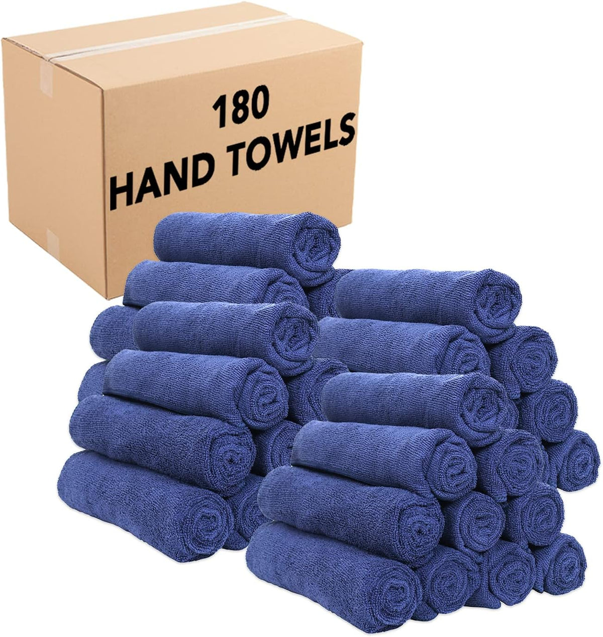 Microfiber Hand Towels 15x24 Blue Y71205