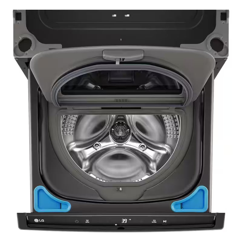 27 in. 1 cu. ft. Front Load Washer in Black Steel P701890