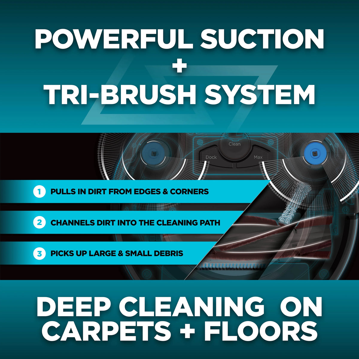 Wi-Fi Connected Multi-Surface Robot Vacuum T39972
