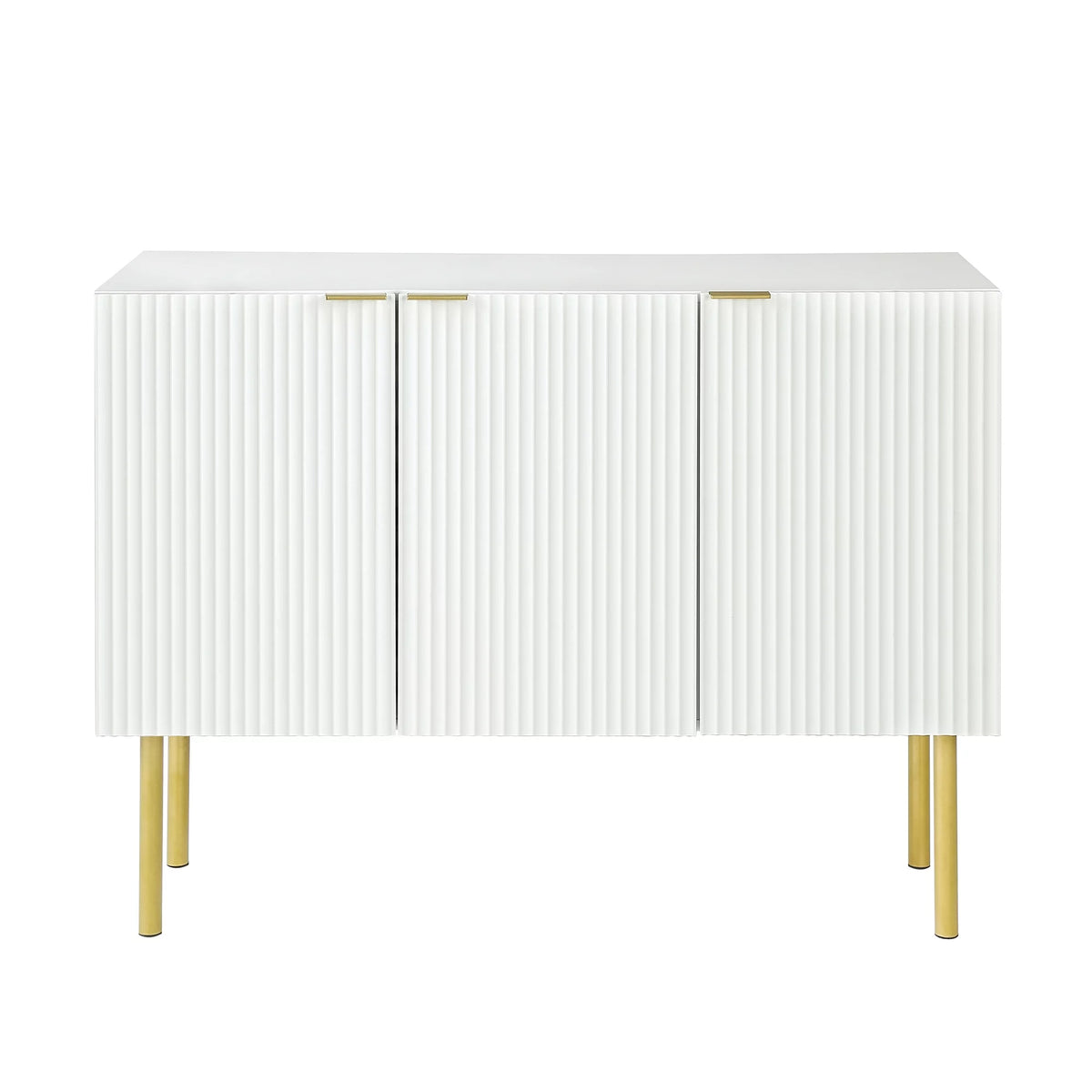 White Wood Buffet Cabinet with Storage V972122