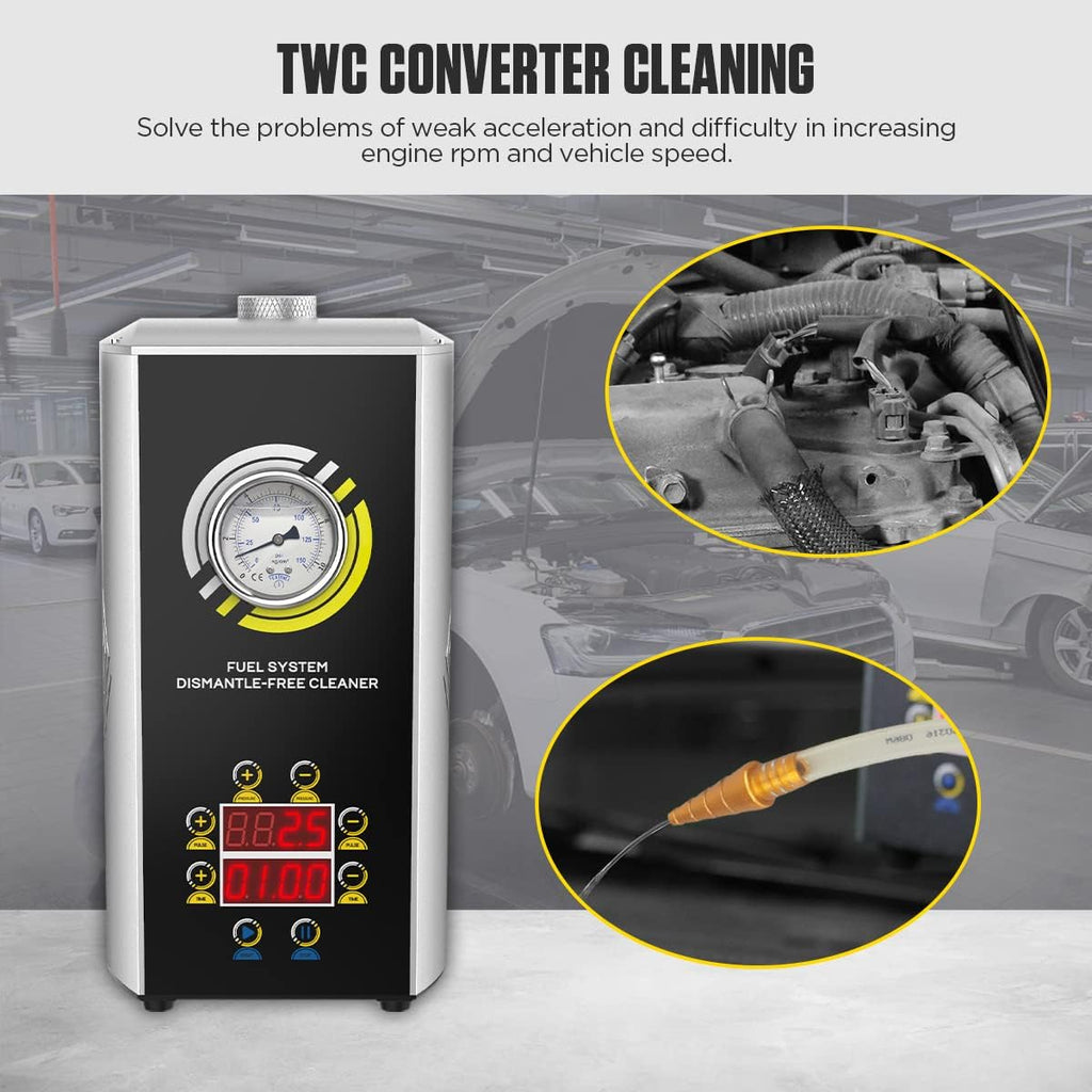 Car Fuel Injector Cleaner with Built-in Air Pump Y73652