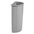 Half-Round Plastic Waste Container L784
