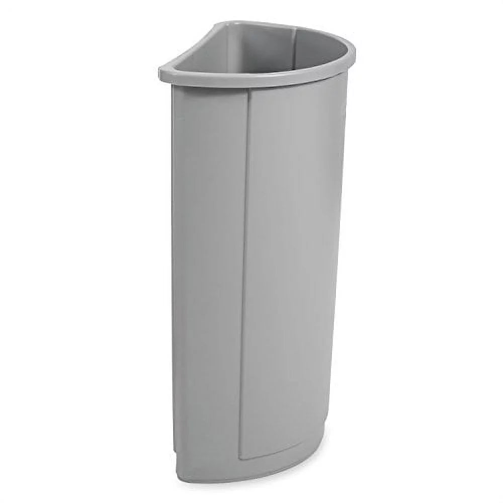 Half-Round Plastic Waste Container L784
