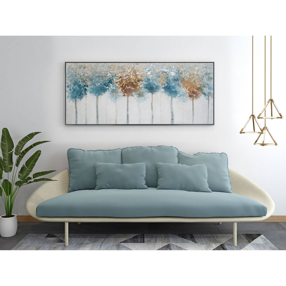 Hand Painted Canvas M145