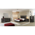Grey Birch Lacquer 5 Drawer Chest D939284